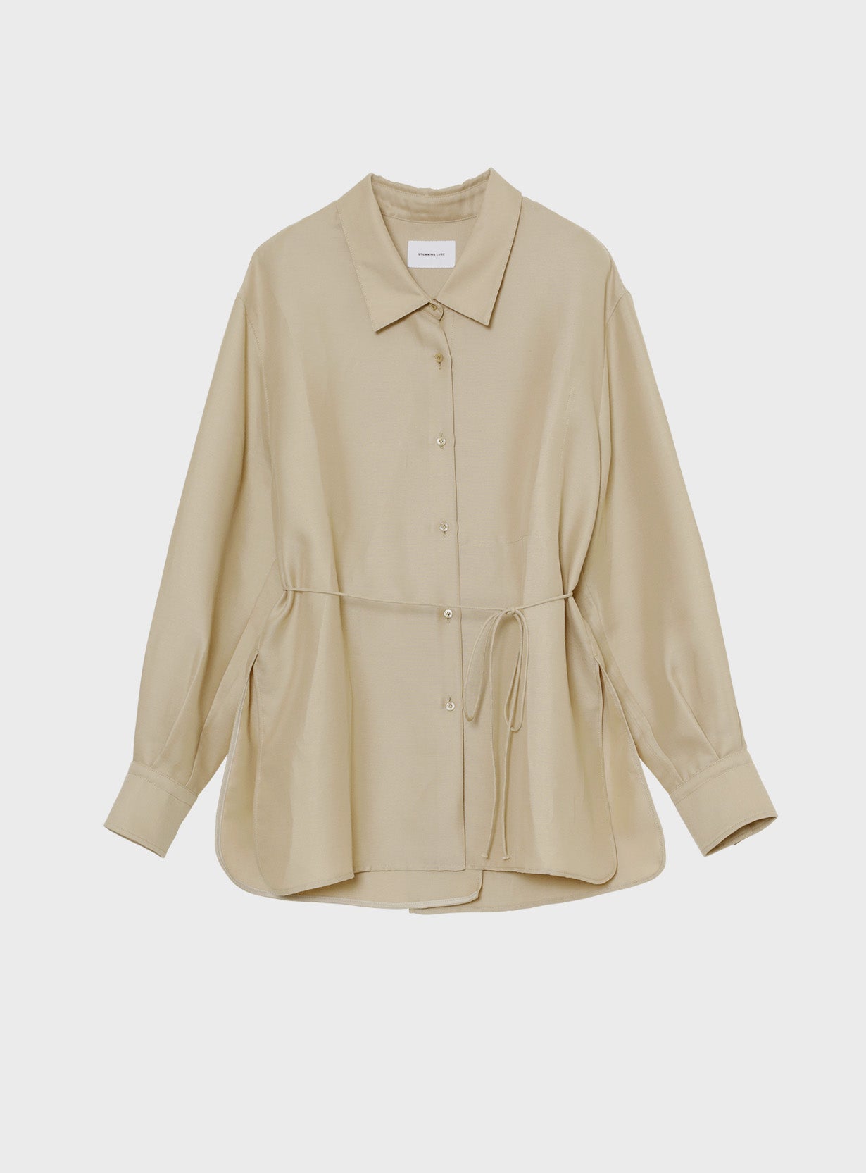 rバックスリットシャツ