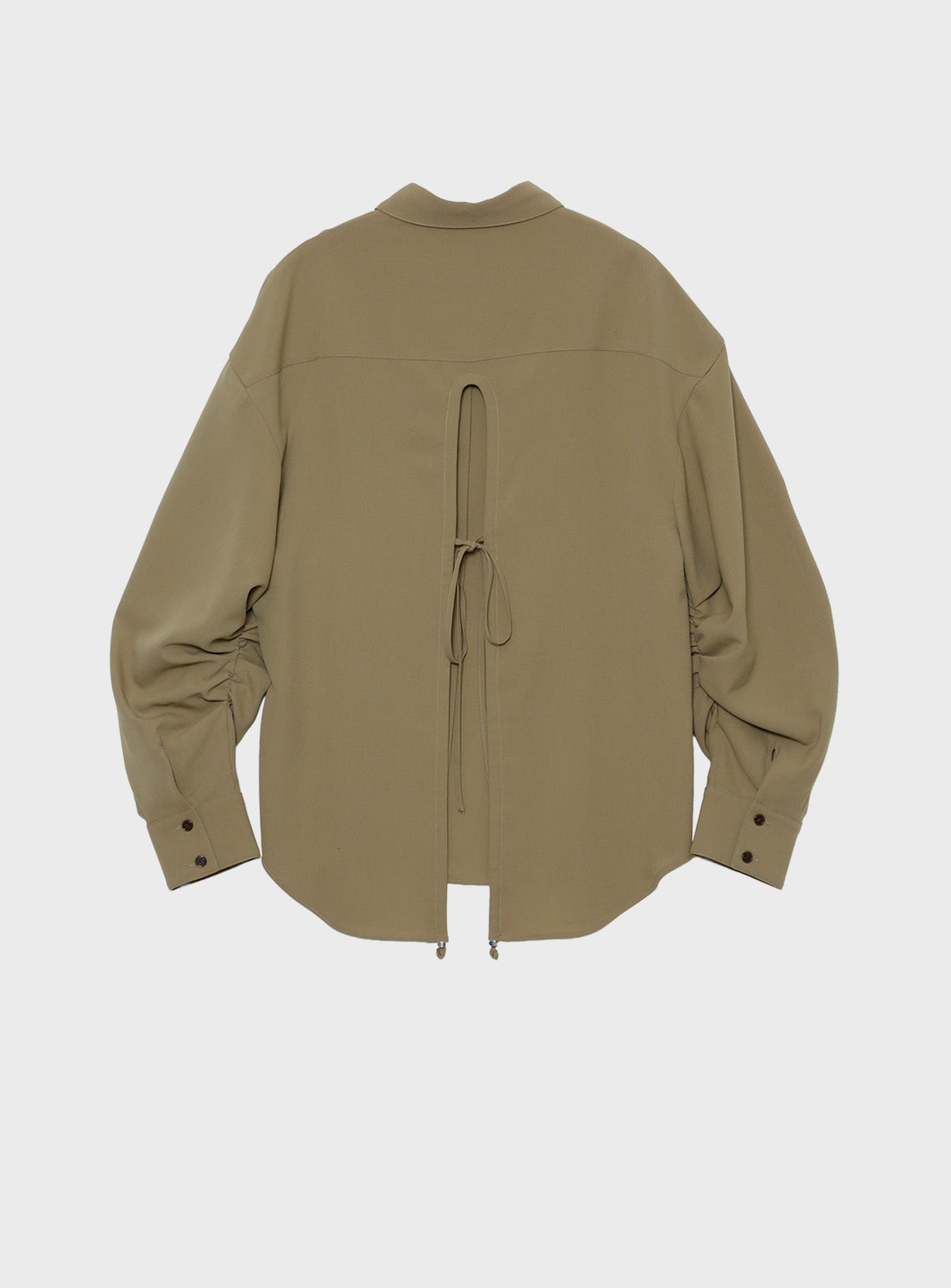 バックドロストシャツ