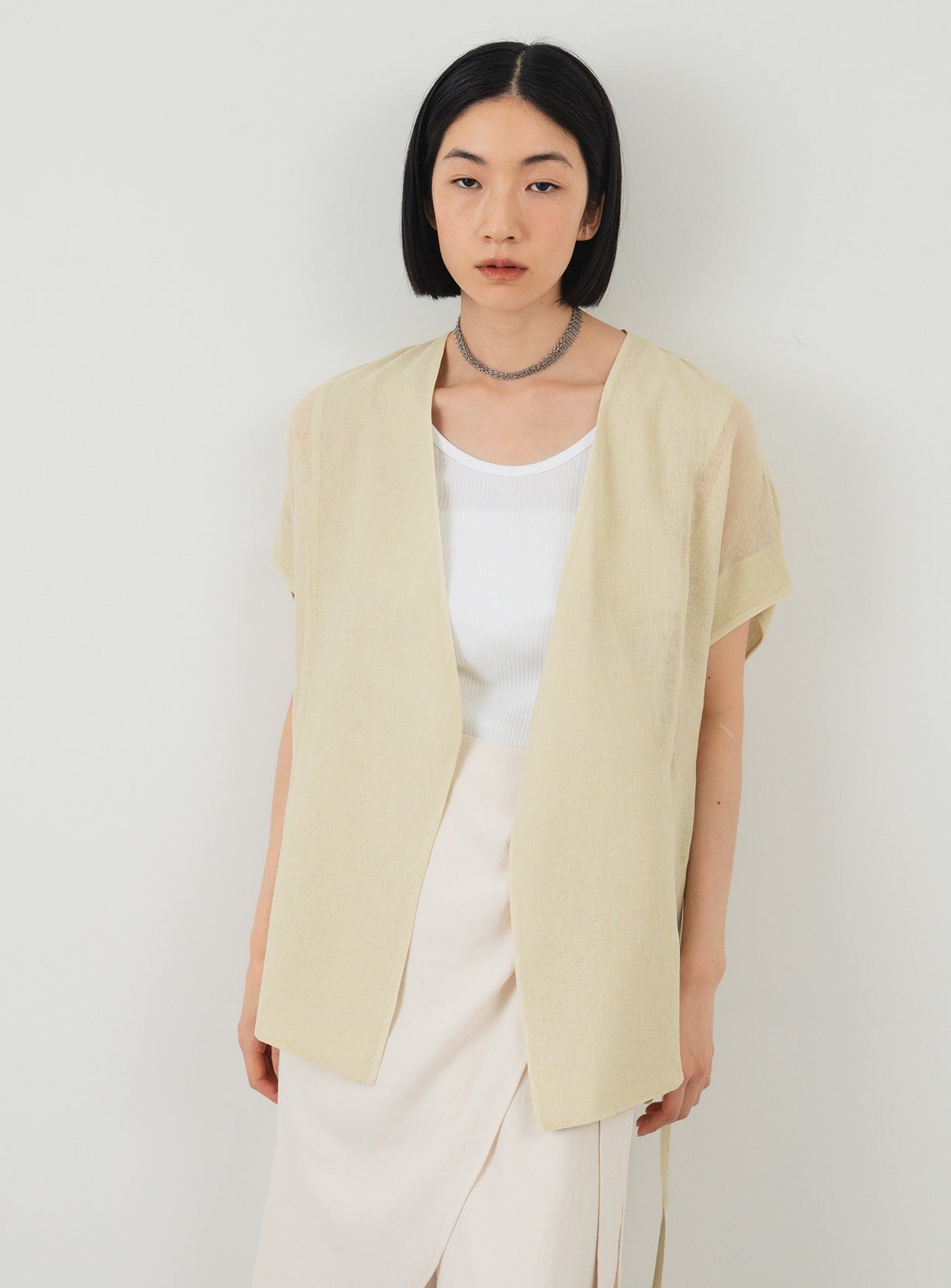 【予約商品】メッシュハオリブラウス