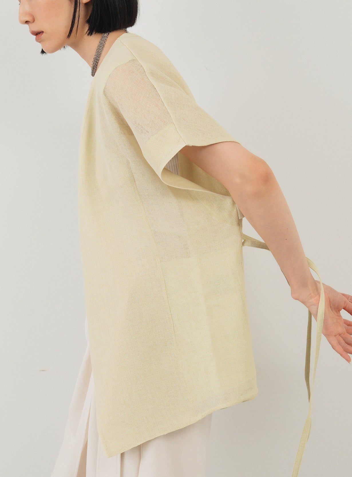 【予約商品】メッシュハオリブラウス