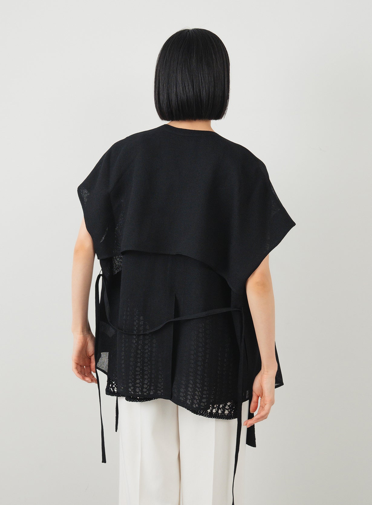 【予約商品】メッシュハオリブラウス