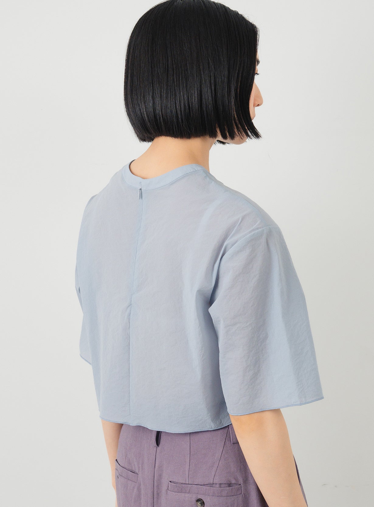 シアーストレッチクロップドT