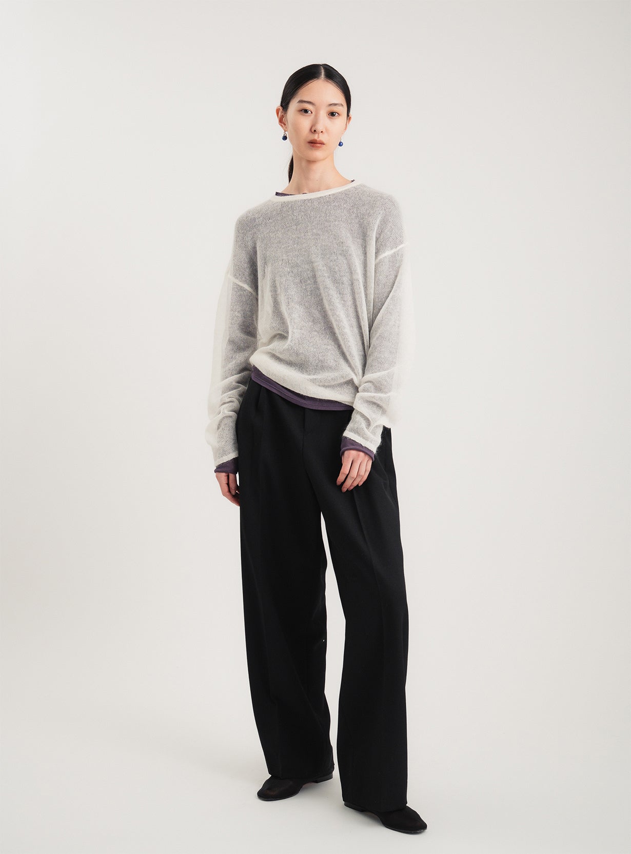 モヘアルーズプルオーバー