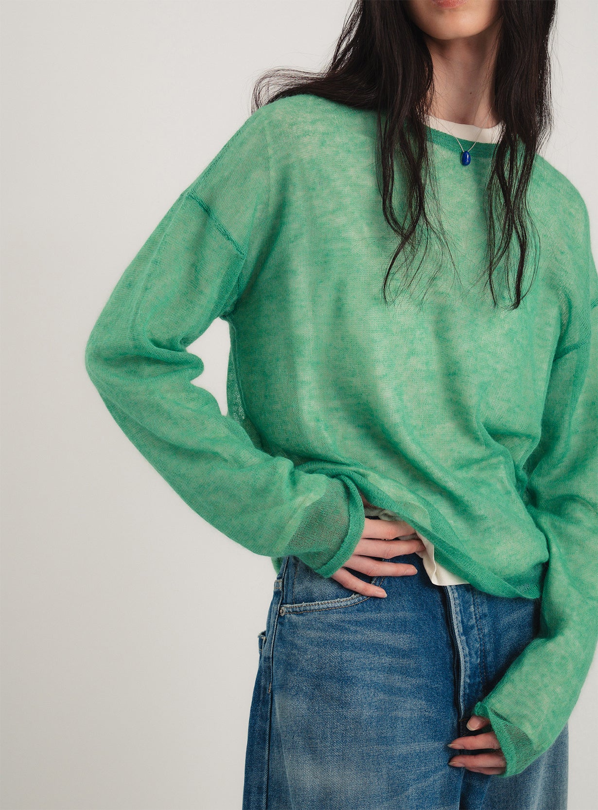 モヘアルーズプルオーバー