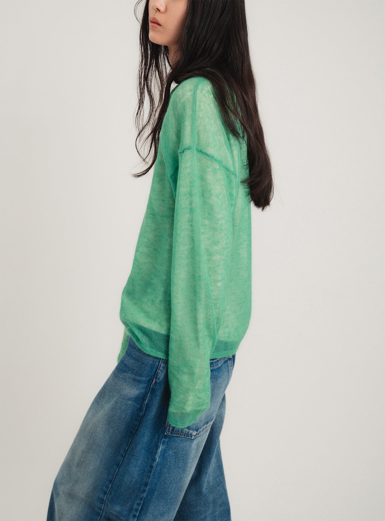 モヘアルーズプルオーバー