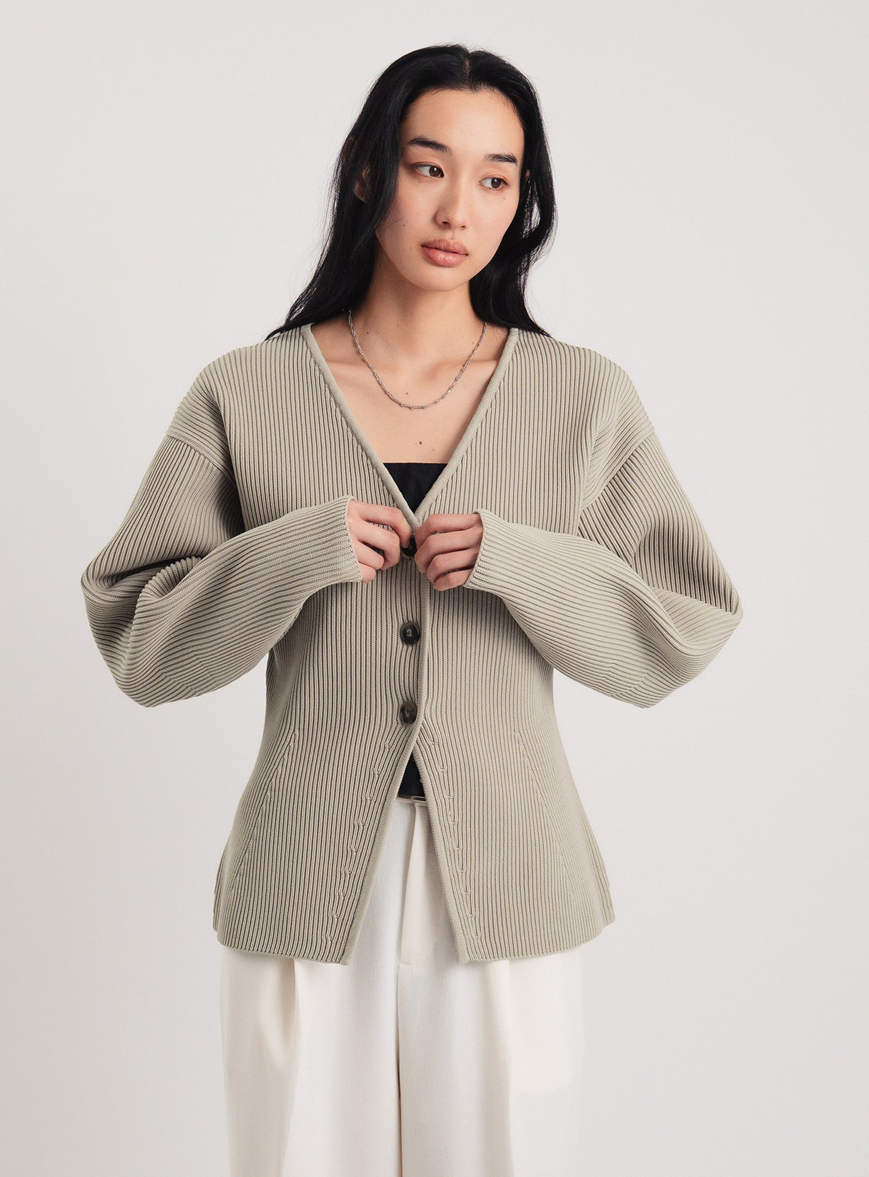 アモッサスリットカーディガン