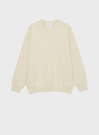 コットンニットスウェットプルオーバー