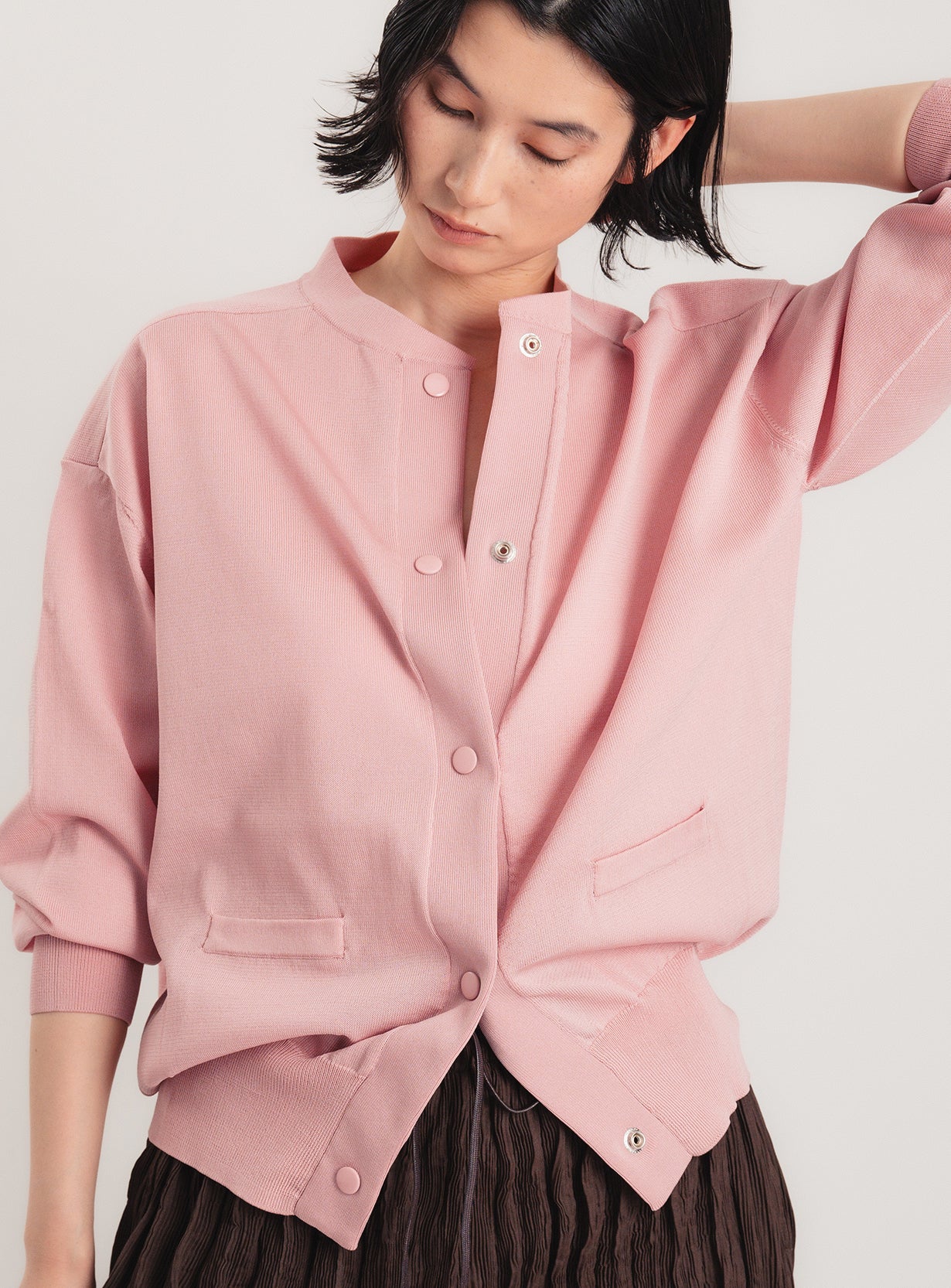 ハイツイストニットブルゾン