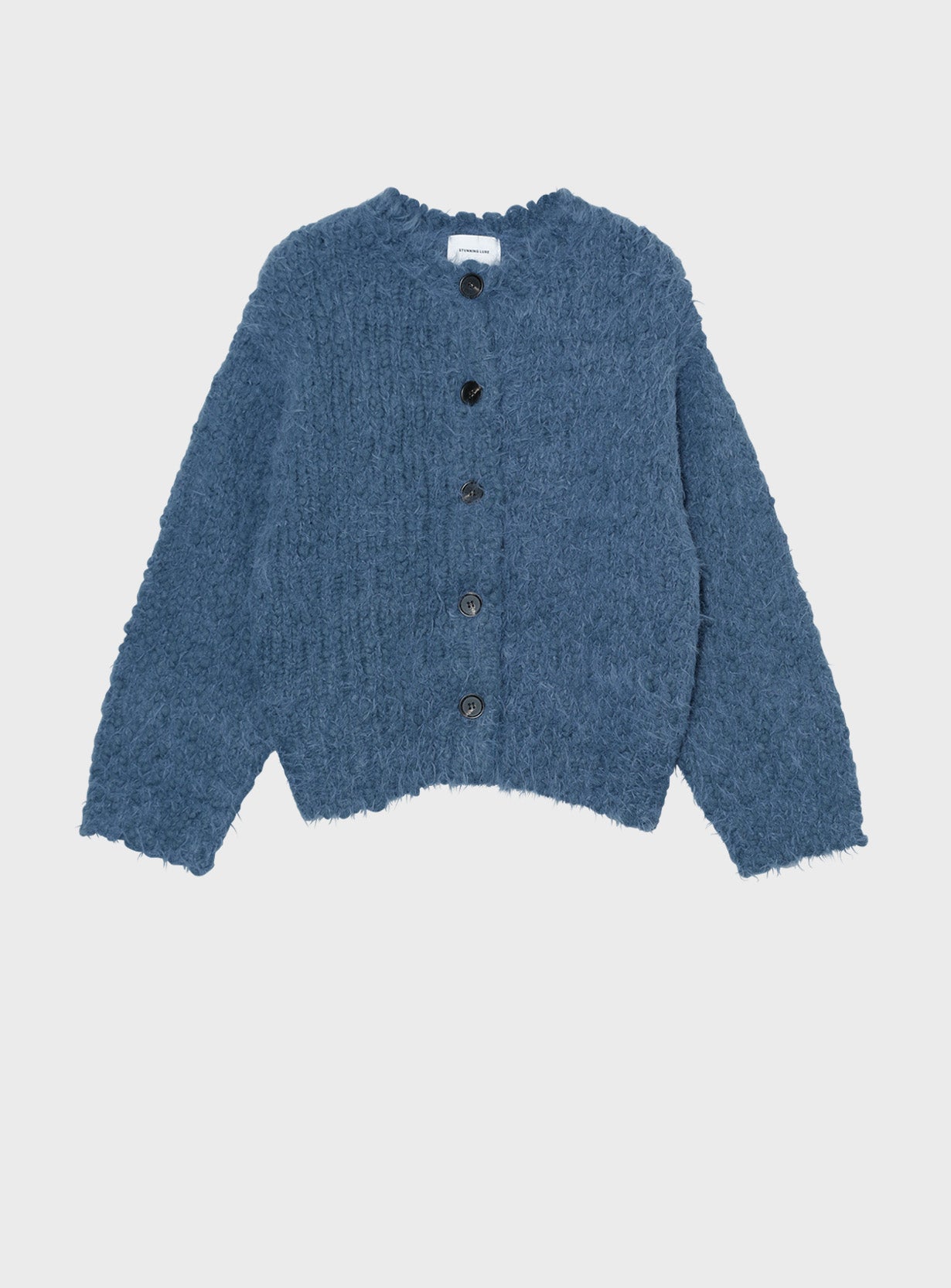 スラブフェザーカーディガン