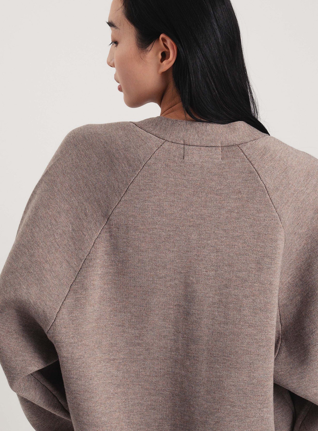 ダブルフェイスニットカーディガン