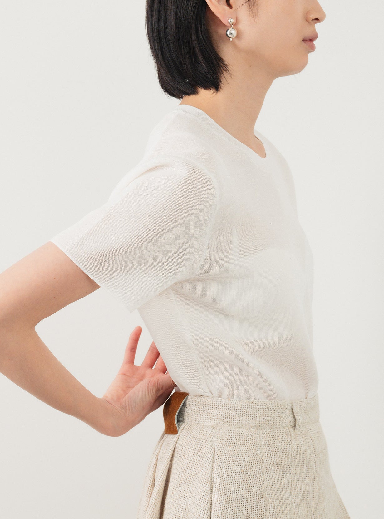 スムースニットＴシャツ