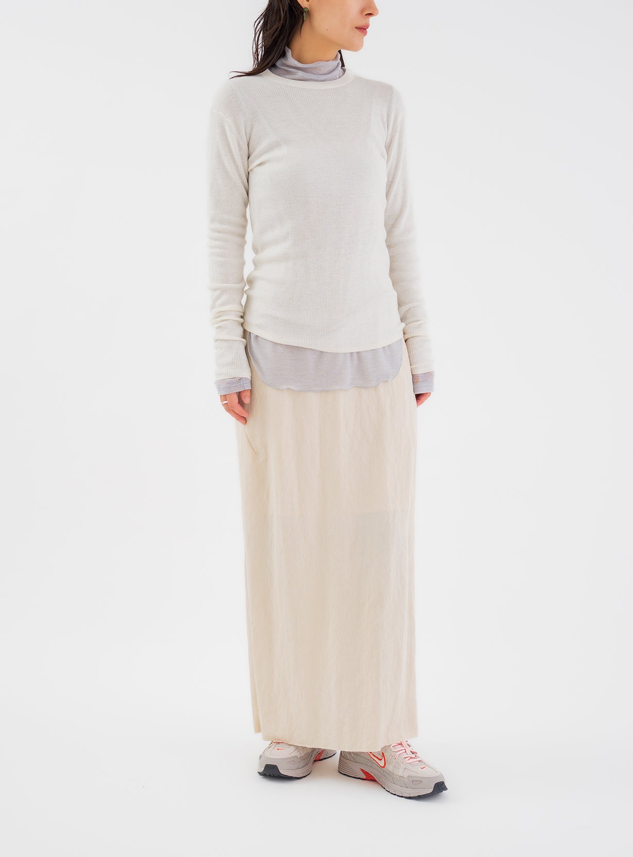 ｒカシミヤリブプルオーバー