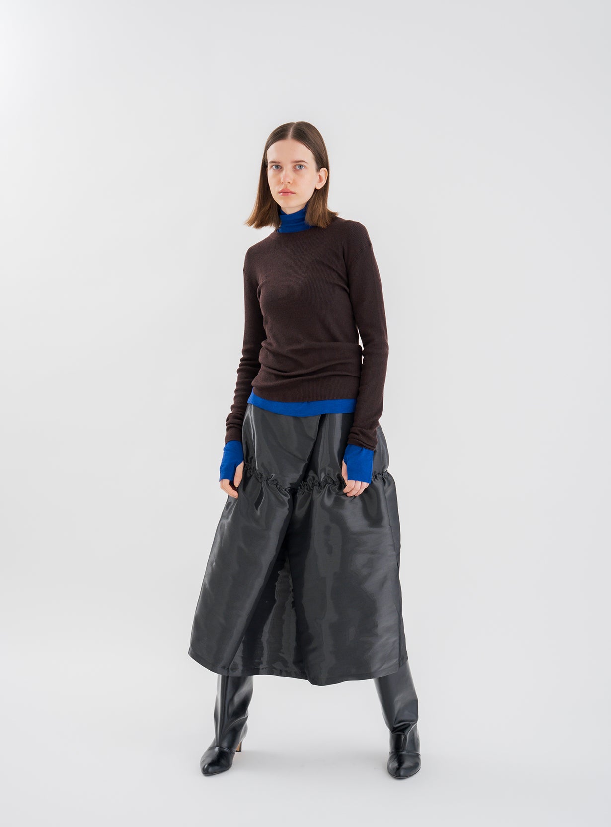 ｒカシミヤリブプルオーバー