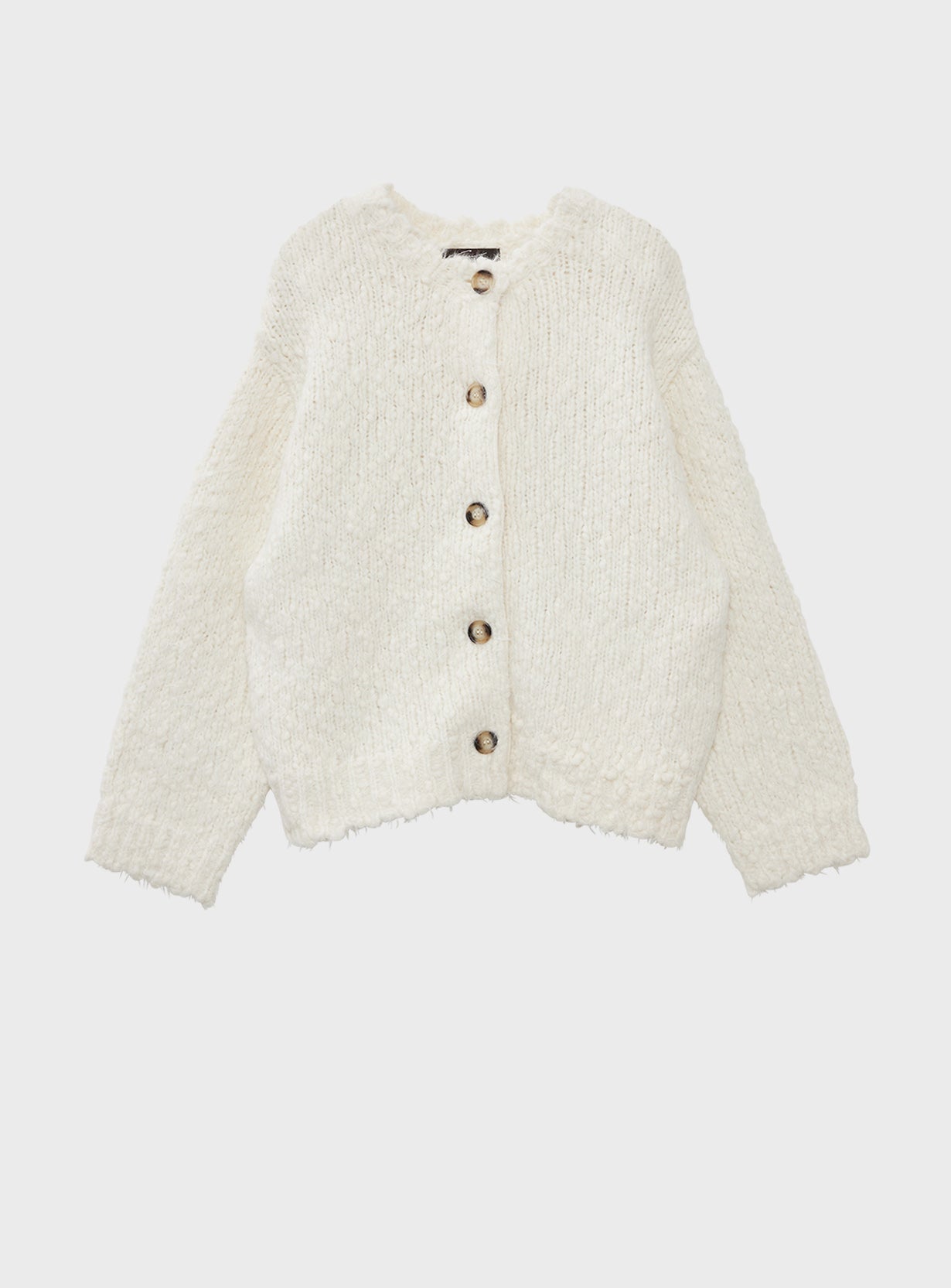 スラブフェザーカーディガン