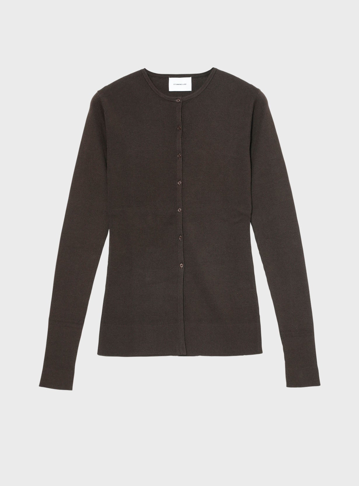 ｒヤクコットンリブカーディガン