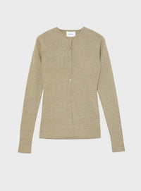 ｒヤクコットンリブカーディガン