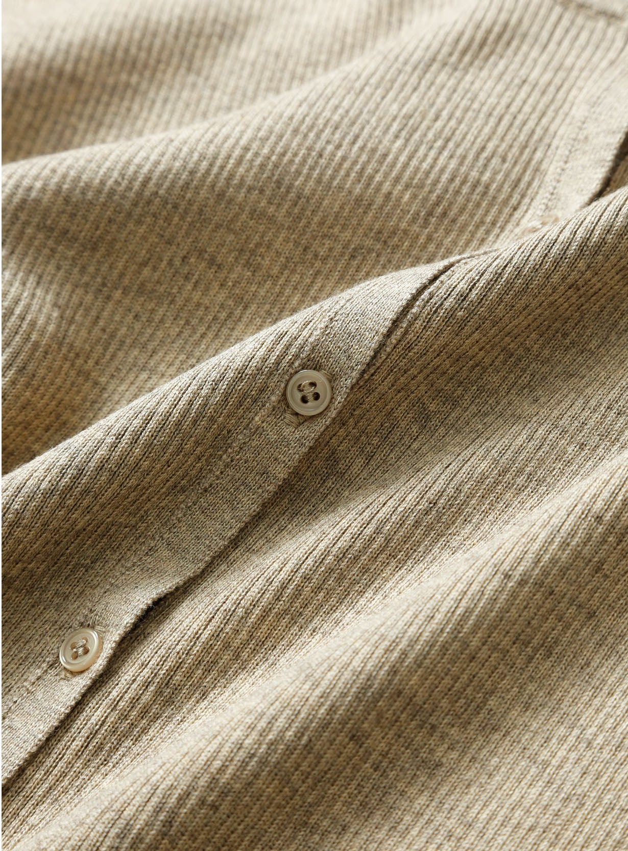 ｒヤクコットンリブカーディガン