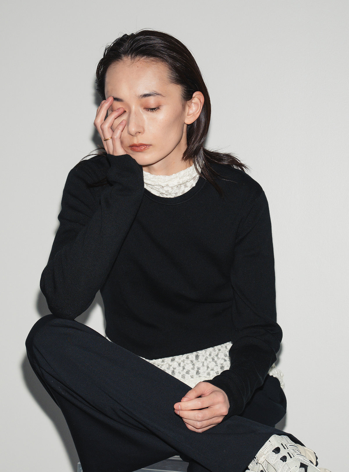 【予約商品】コンパクトニットTシャツ