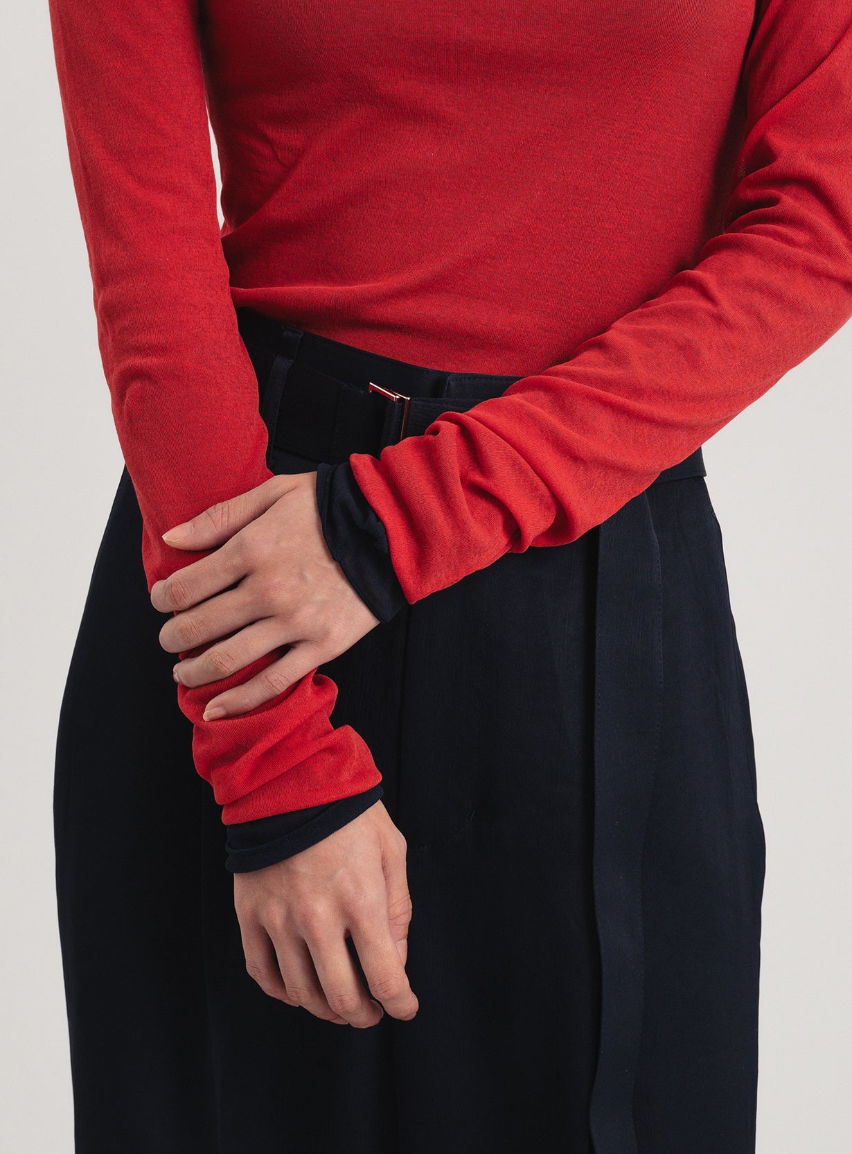 インナーカラーロンT