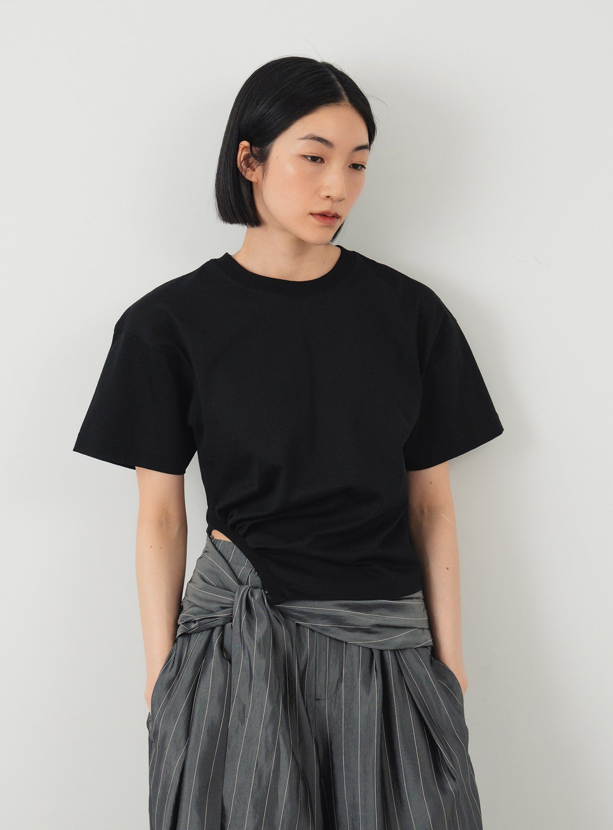 【予約商品】サイドギャザーT