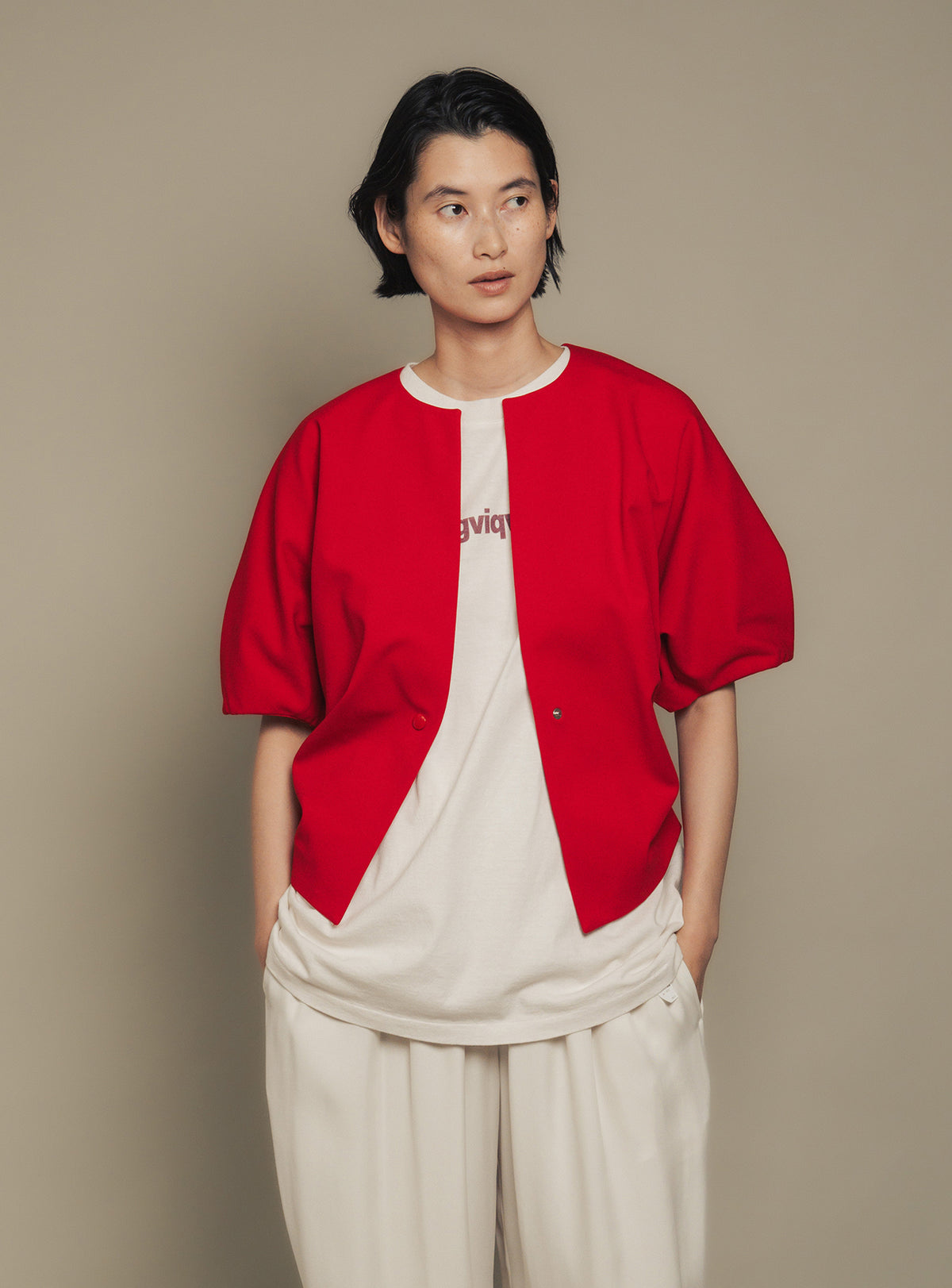 【予約商品】ハイストレッチパフィプルオーバー