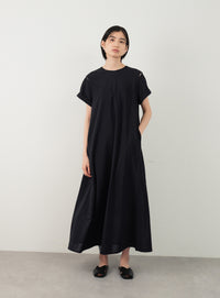 メッシュロングドレス