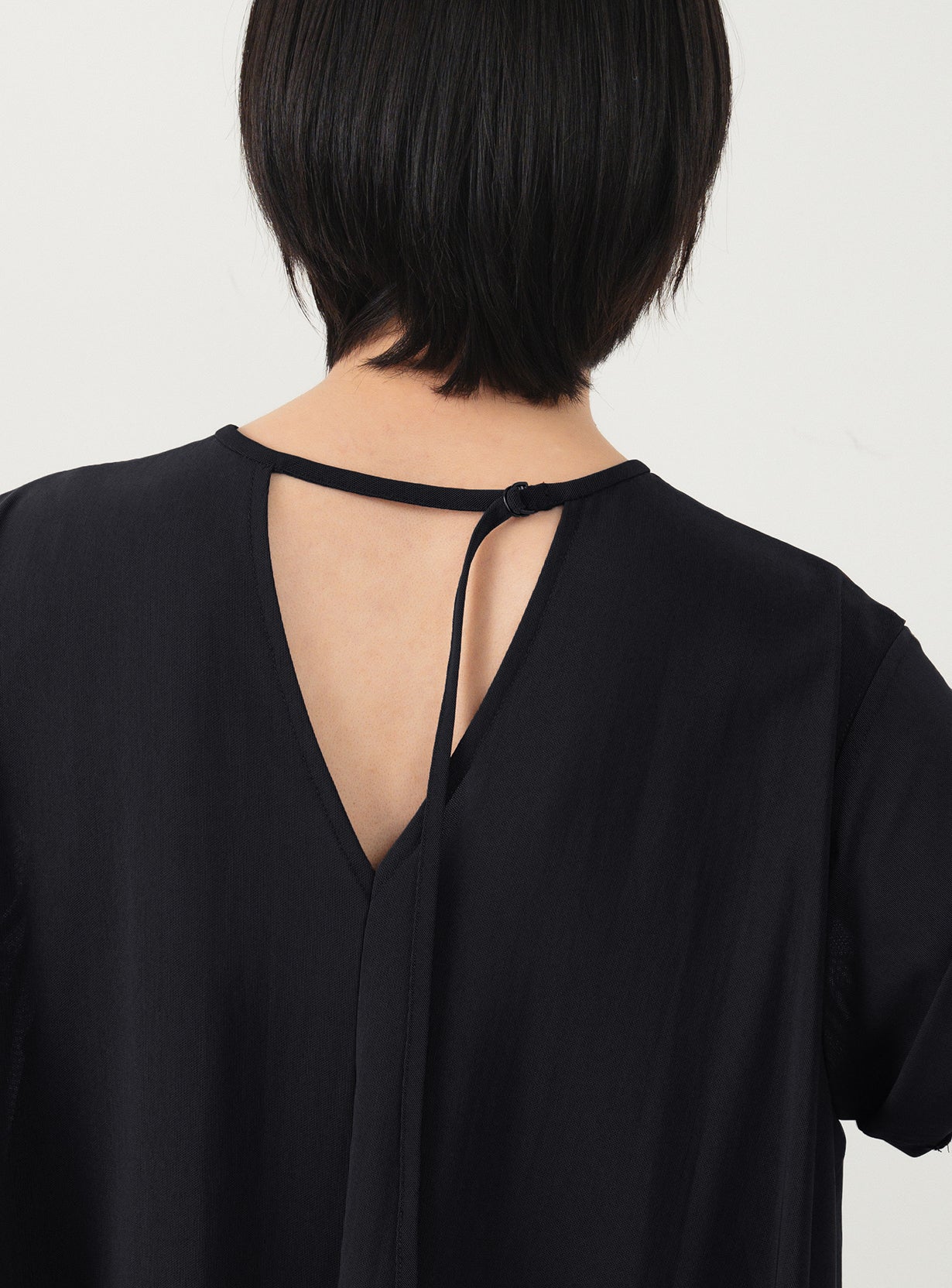 メッシュロングドレス