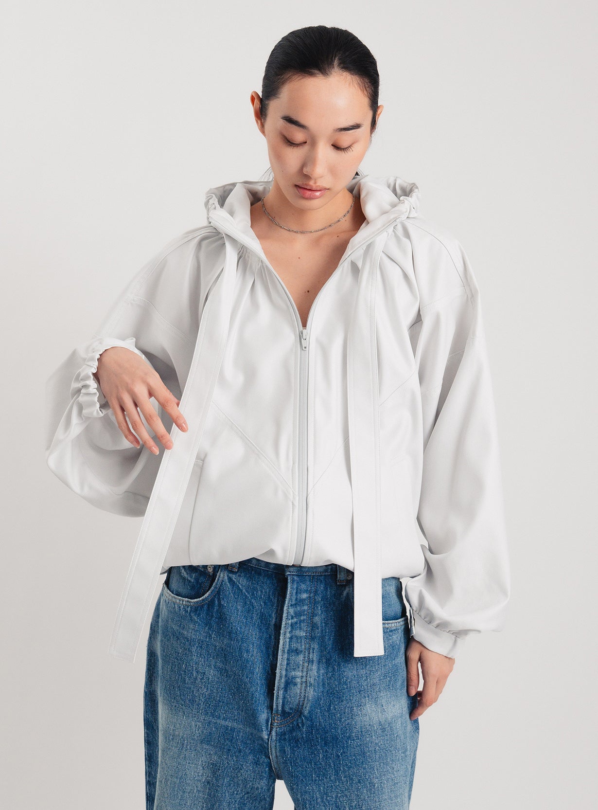 ｒボリュームギャザーフーディー