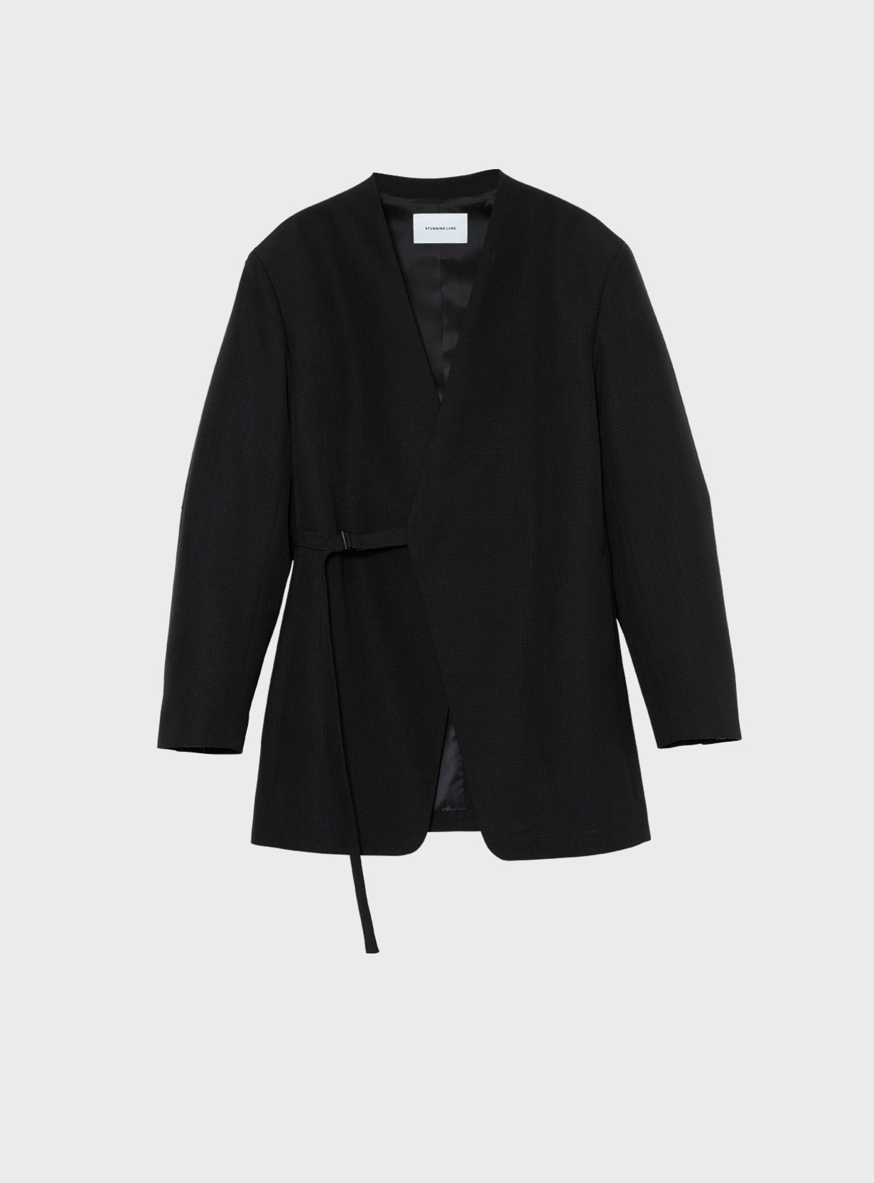 ｒカラーレスワイドショルダージャケット