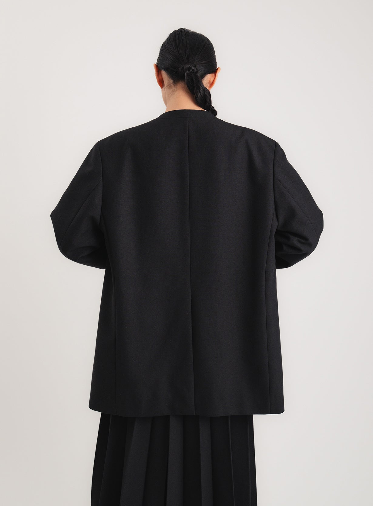 ｒカラーレスワイドショルダージャケット