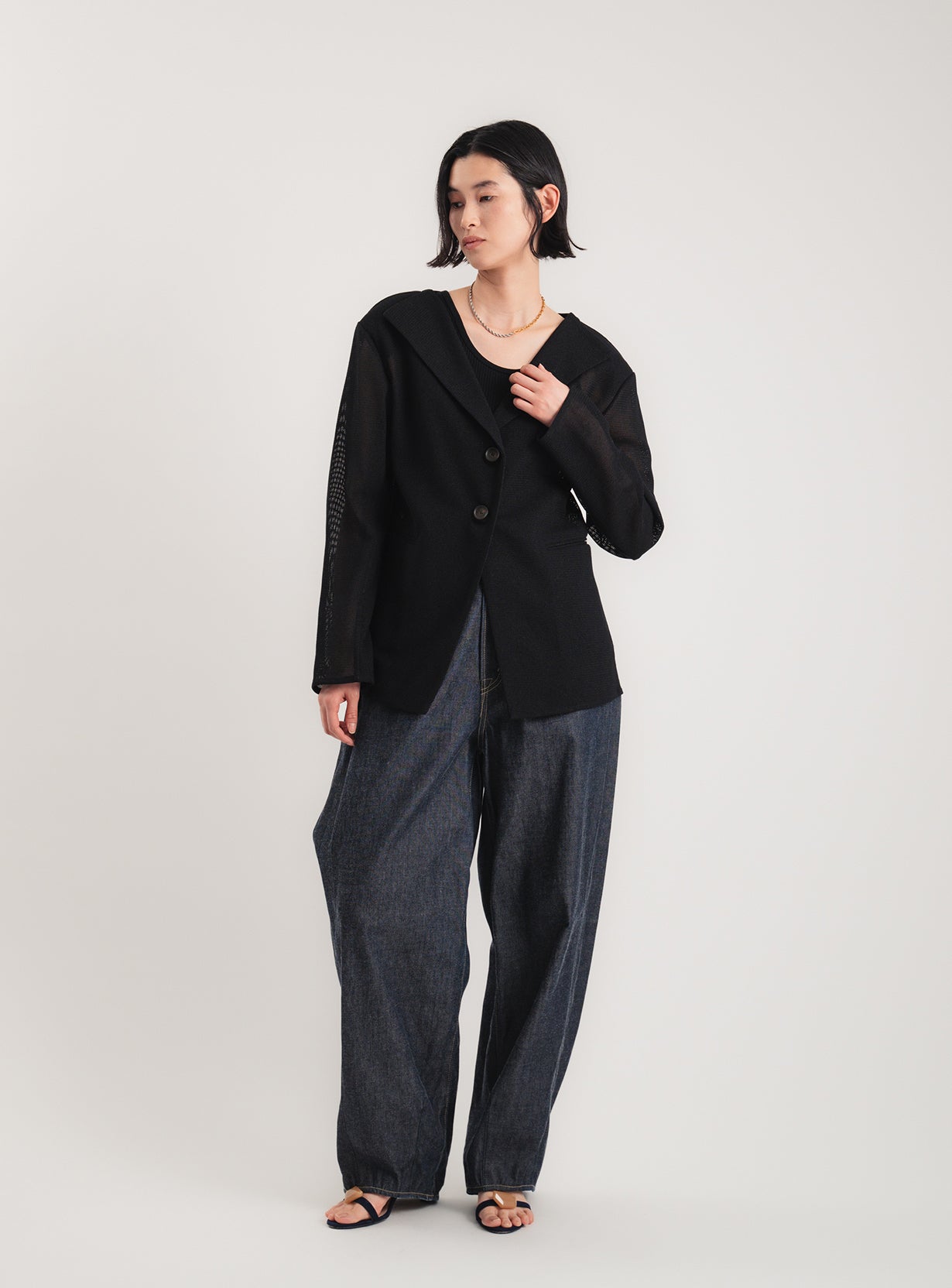 ｒメッシュジャケットカーディガン