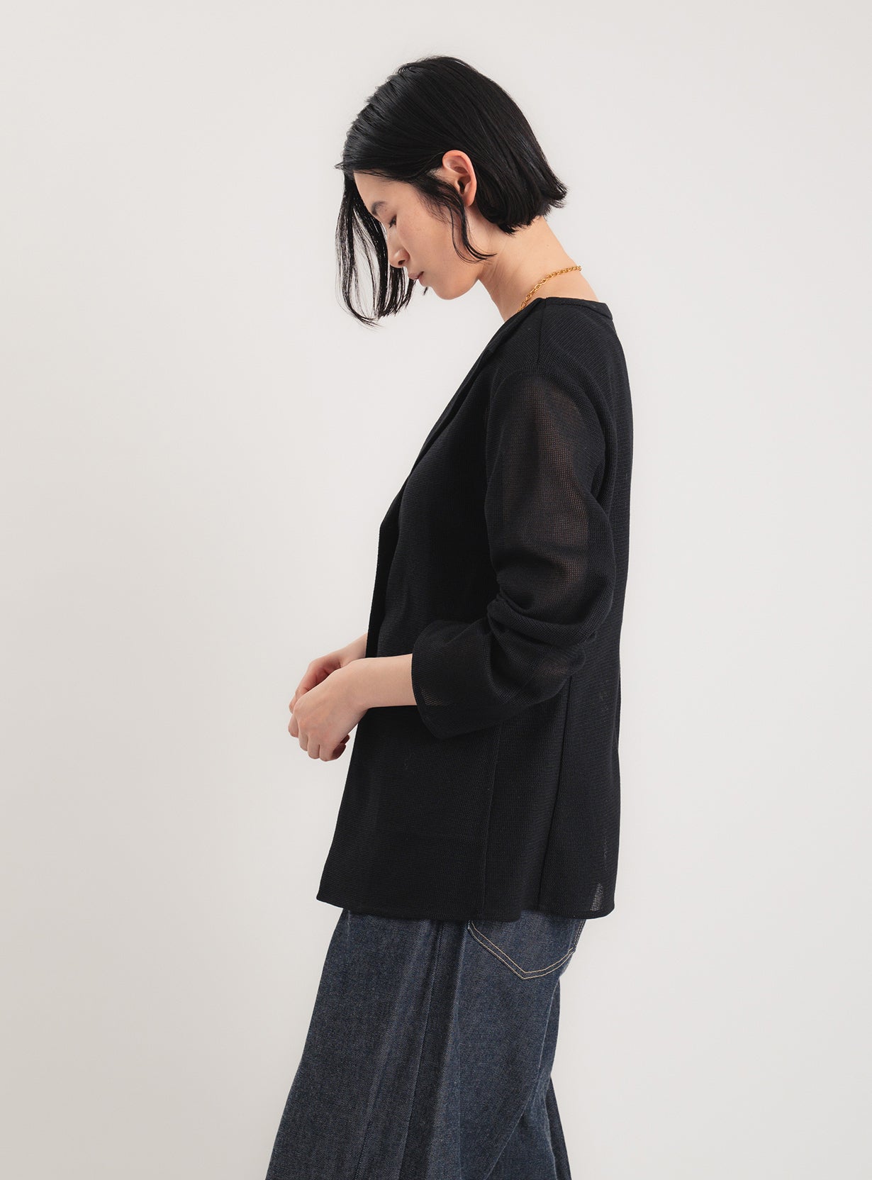 ｒメッシュジャケットカーディガン