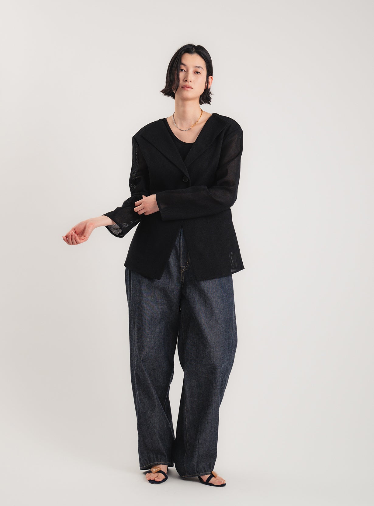 ｒメッシュジャケットカーディガン