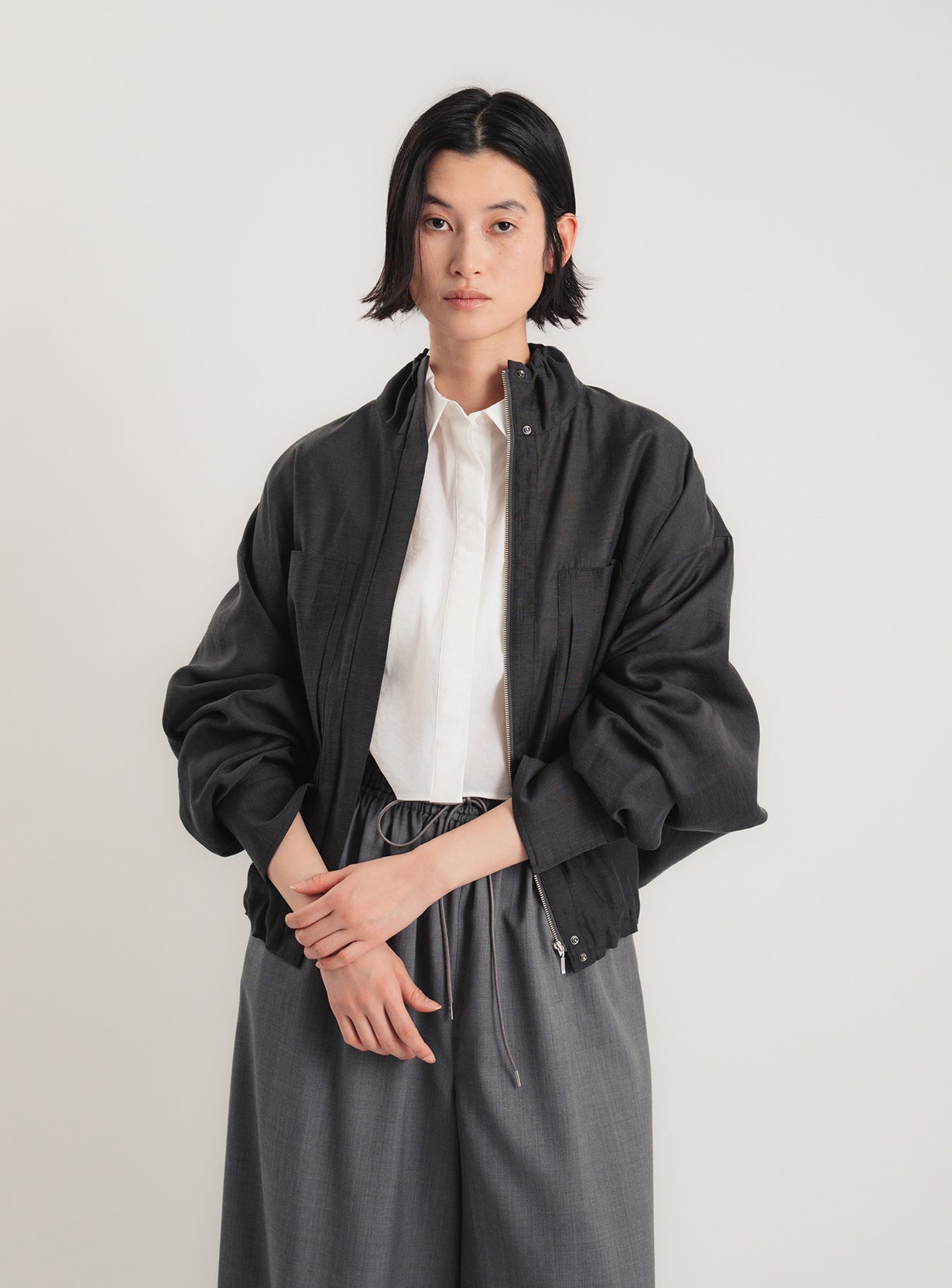 スラブローンブルゾン