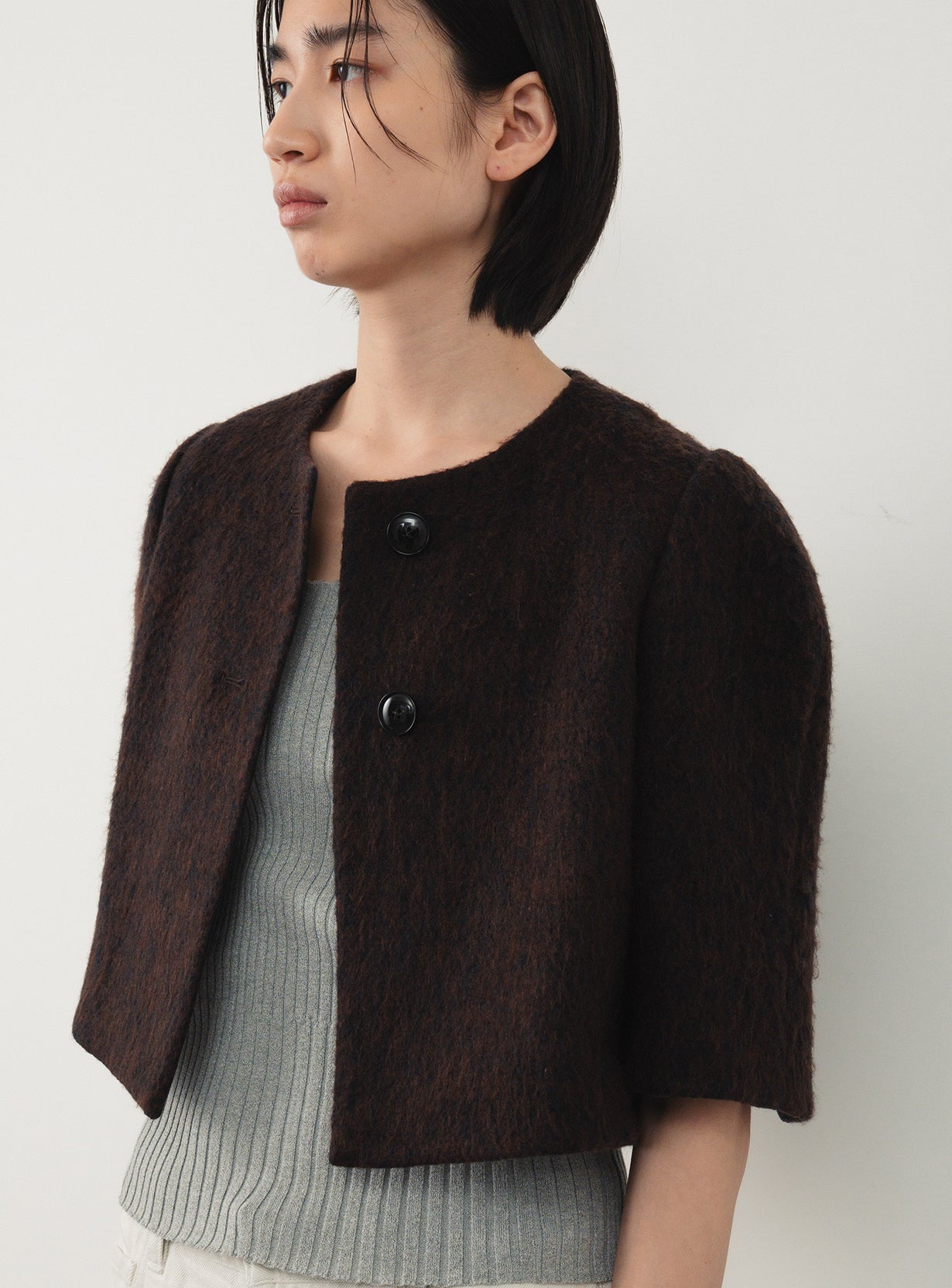 【予約商品】シャギーショートボレロ