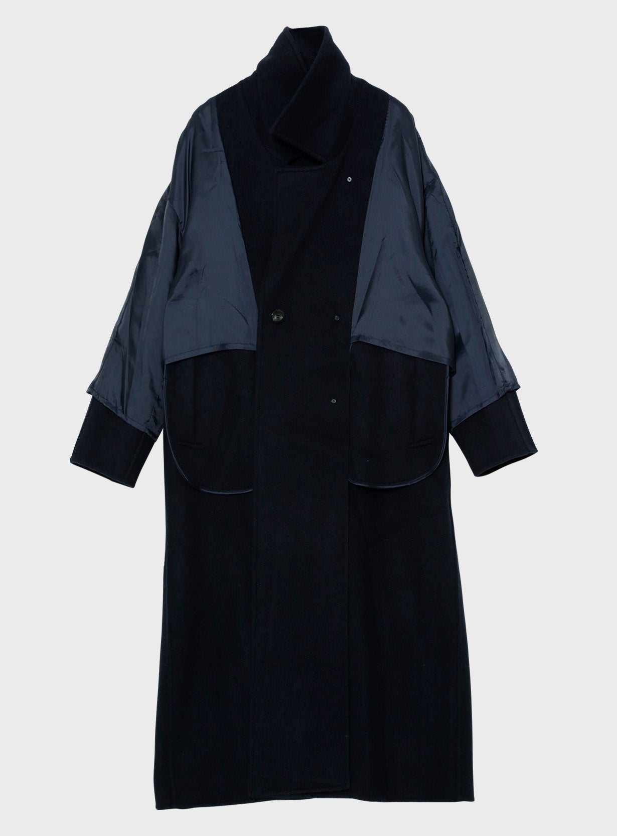 ｒスプリットラグランロングコート