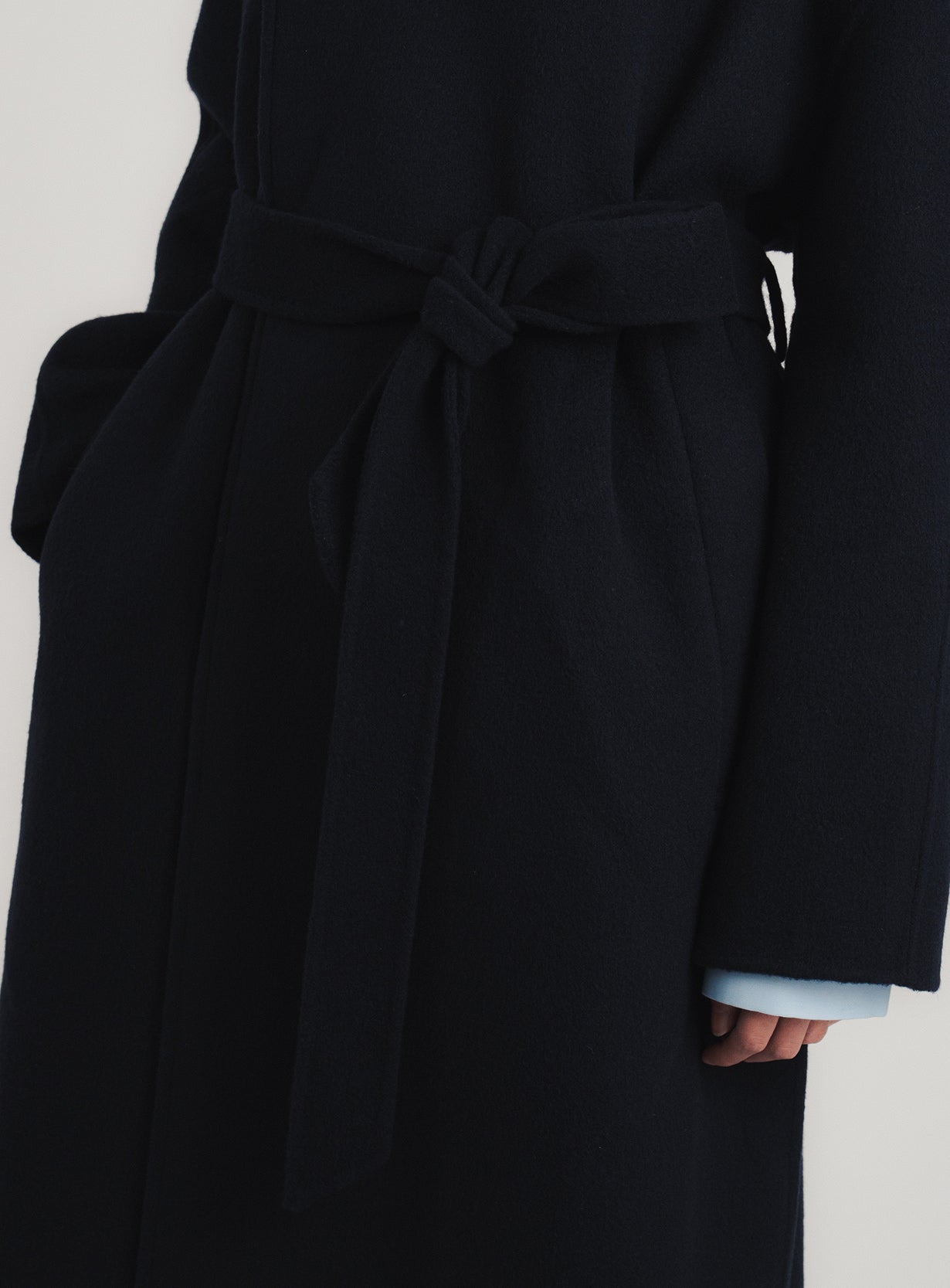 ｒスプリットラグランロングコート