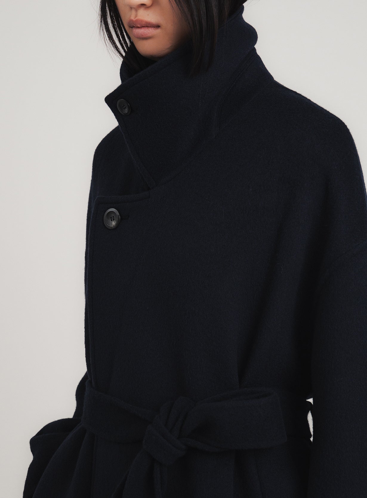 ｒスプリットラグランロングコート