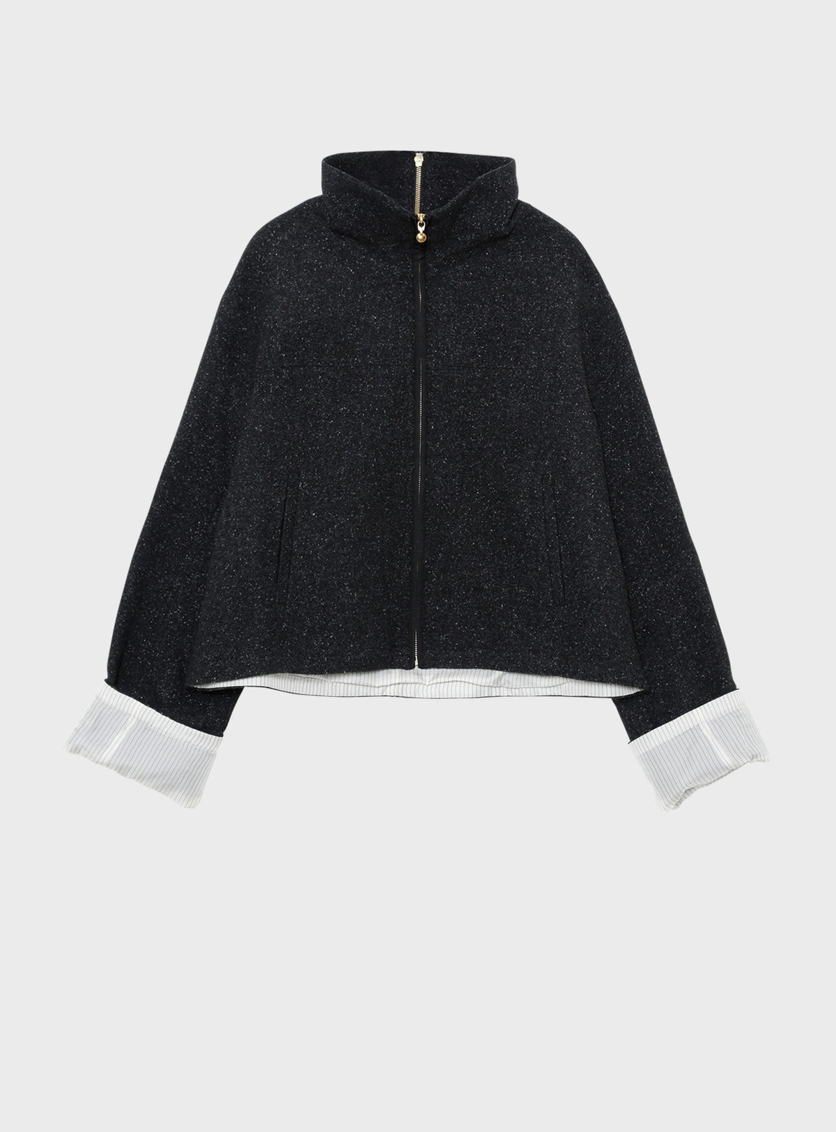 シルクネップジップジャケット