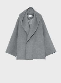 【予約商品】ウールカシミアフーディ