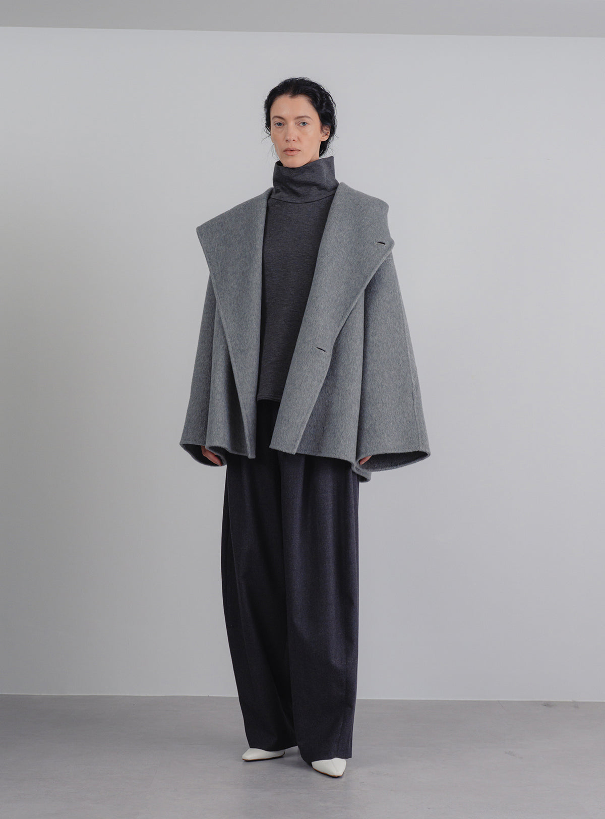 【予約商品】ウールカシミアフーディ