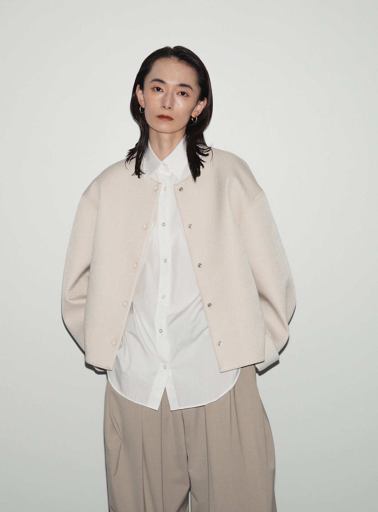 【予約商品】ボンディングコクーンブルゾン
