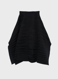 Asymmetrical Pleated Skirt