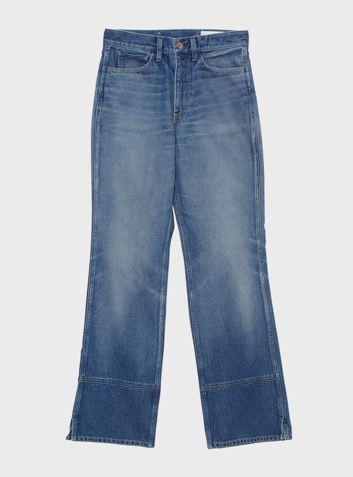 SPLIT PANEL JEANS WASH 001