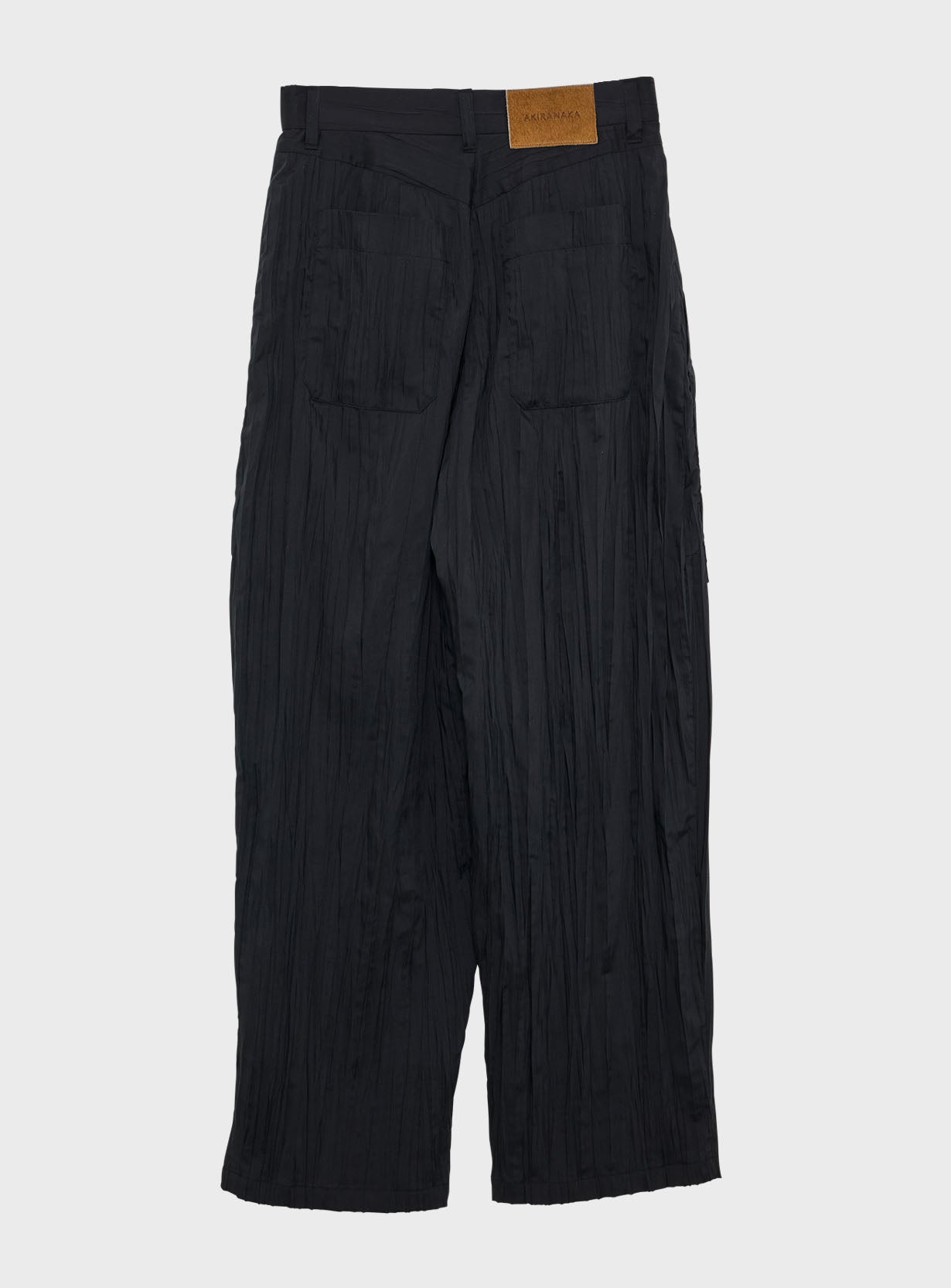Sivi wrinkle barrel pants