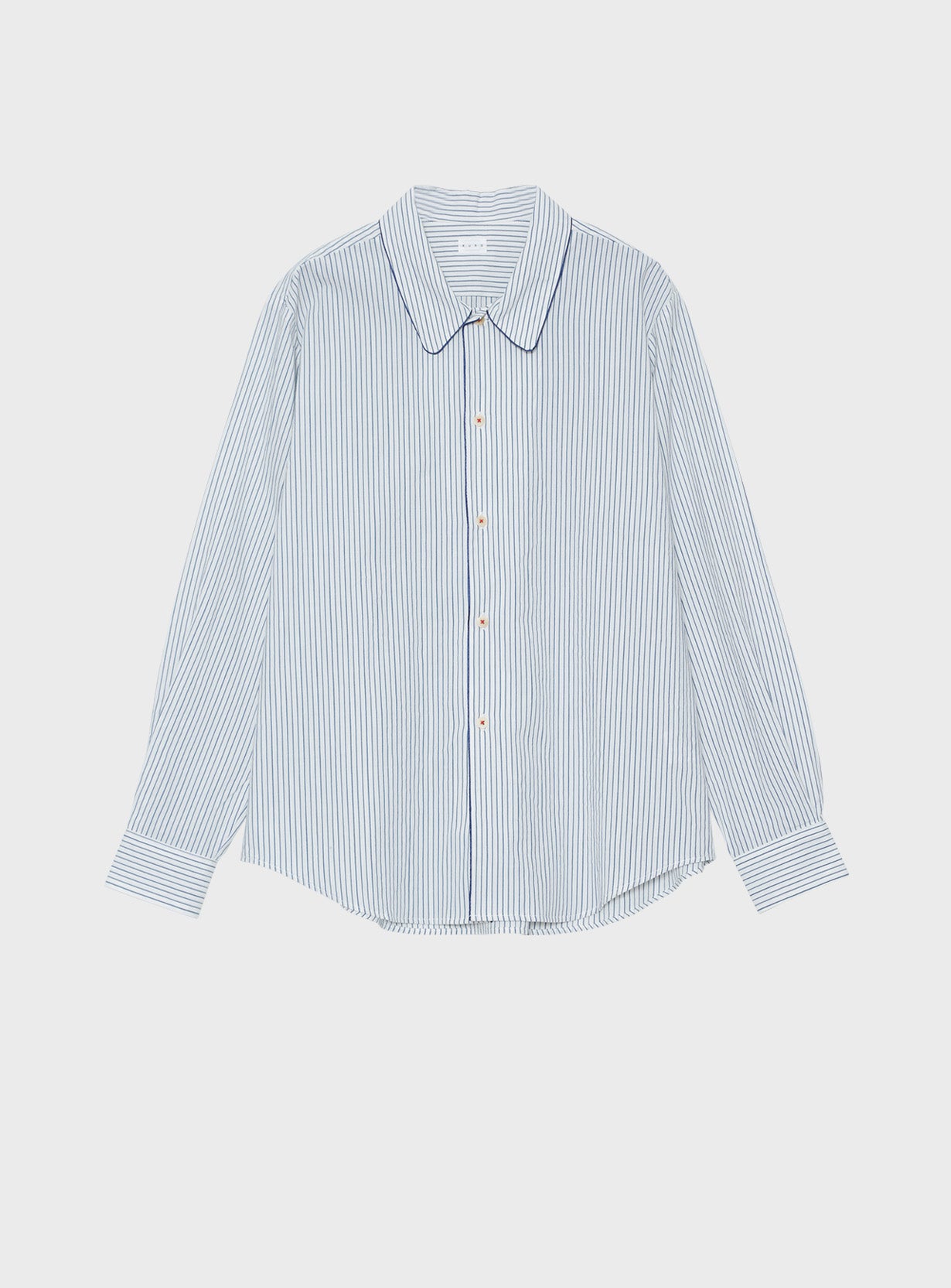 QUIET STRIPE PIPING SHIRT