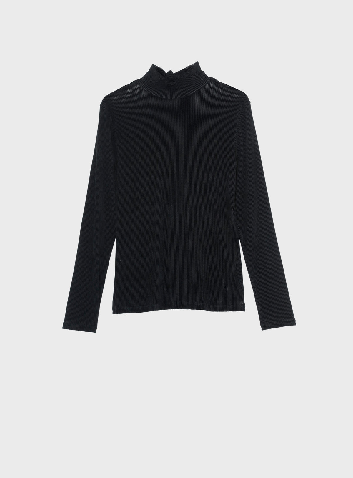 Claudia tie coller jersey pullover