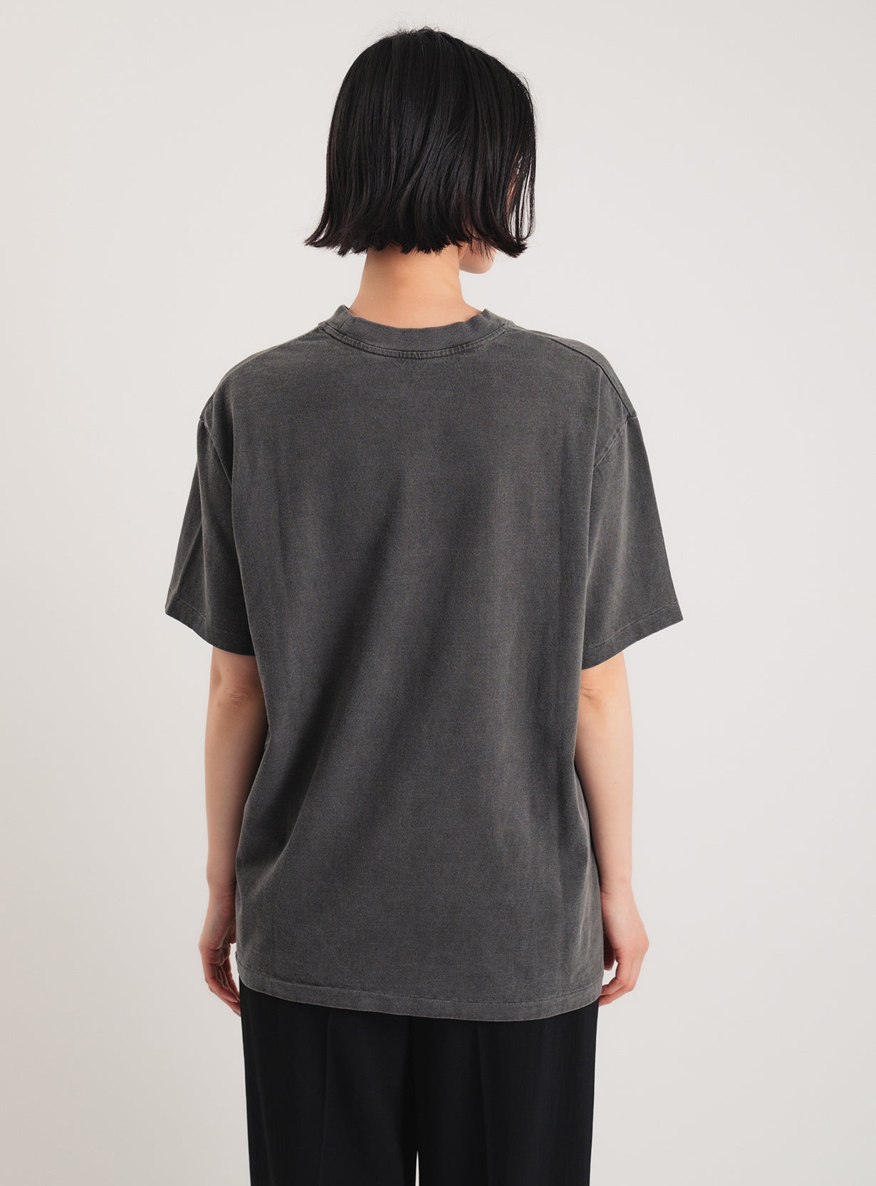 17/-ROUND SHAPE DYED TEE "LAYERS"