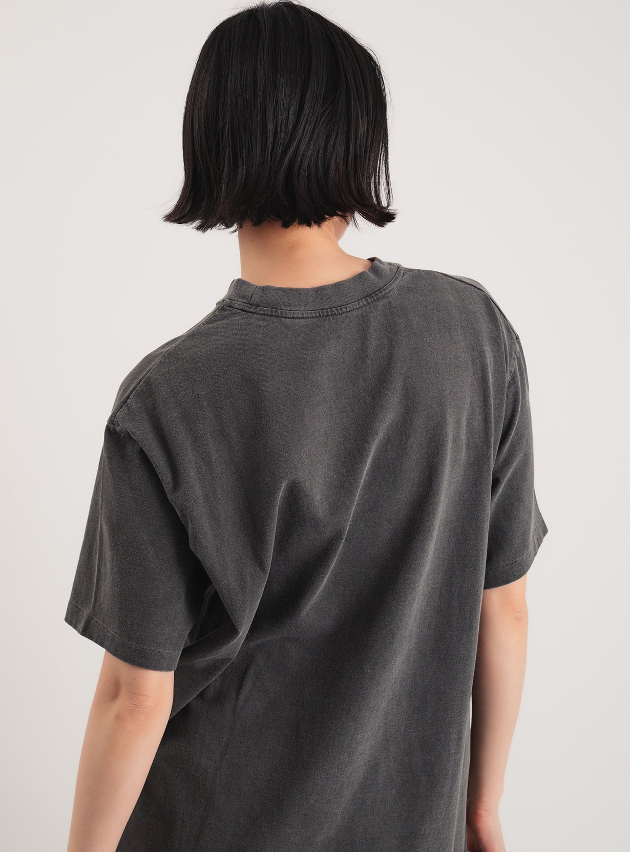 17/-ROUND SHAPE DYED TEE "LAYERS"