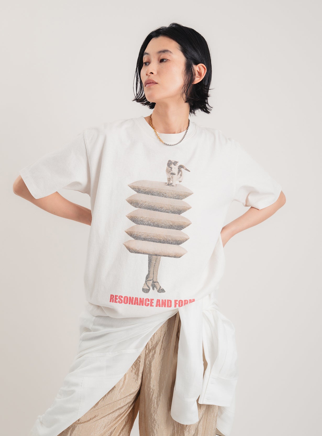KUROiro SHAPE S/S TEE with M!DOR! 1